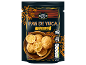 Emballage til bagte kassavaruller fyldt med ost, med latinamerikansk design.