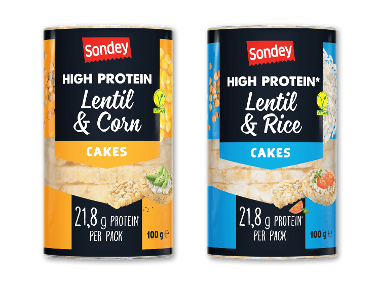 Sondey High Protein ris- og majskiks