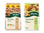 Alesto naturlige mandler XXL og blandede nødder i 500 g pakning.