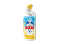 Citrus toiletgel i en flaske med buet hals