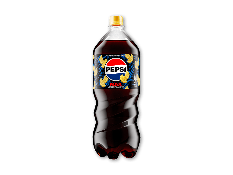 Pepsi Max Lemon Flavour sodavand, 1,5 L flaske.