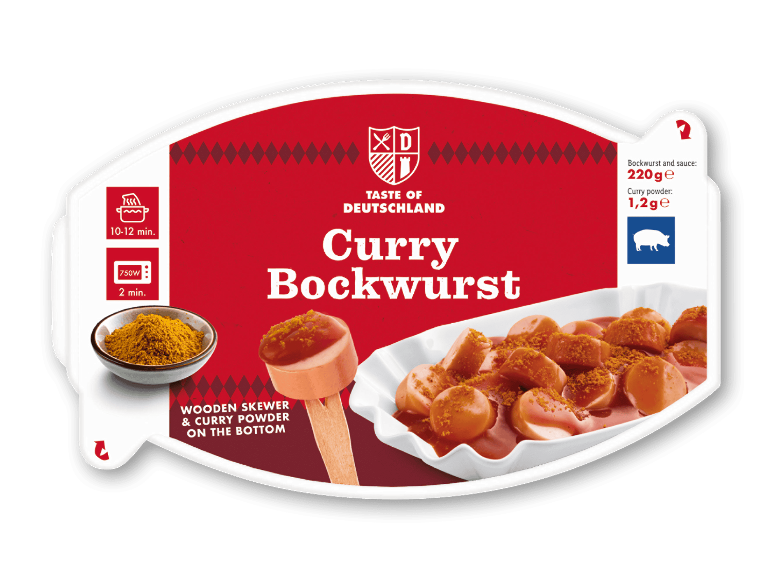 Chef Select Curry Bockwurst, 220g