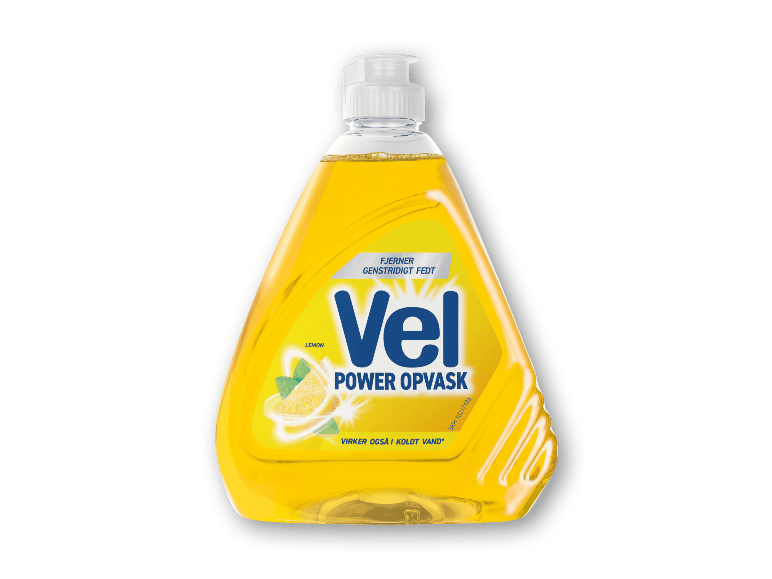 Gul opvaskemiddel med citronduft