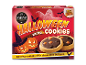 Halloween kakaokager med chokoladeknapper i en æske