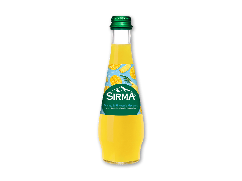 SIRMA mousserende mineralvand med mango- og ananassmag