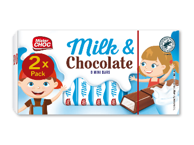 Mister Choc Chokoladestænger med mælkecremefyld