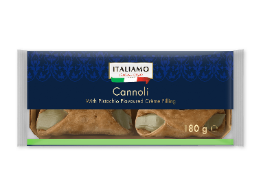 Italiamo Cannoli med pistaciecreme