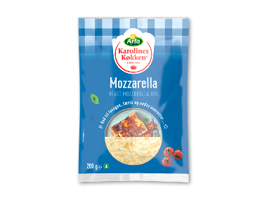 Karolines Køkken Revet mozzarella