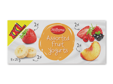 Milbona Frugtyoghurt