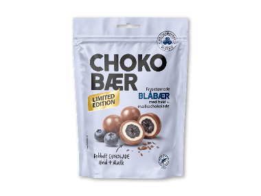 Blåbær med hvid og lys chokolade
