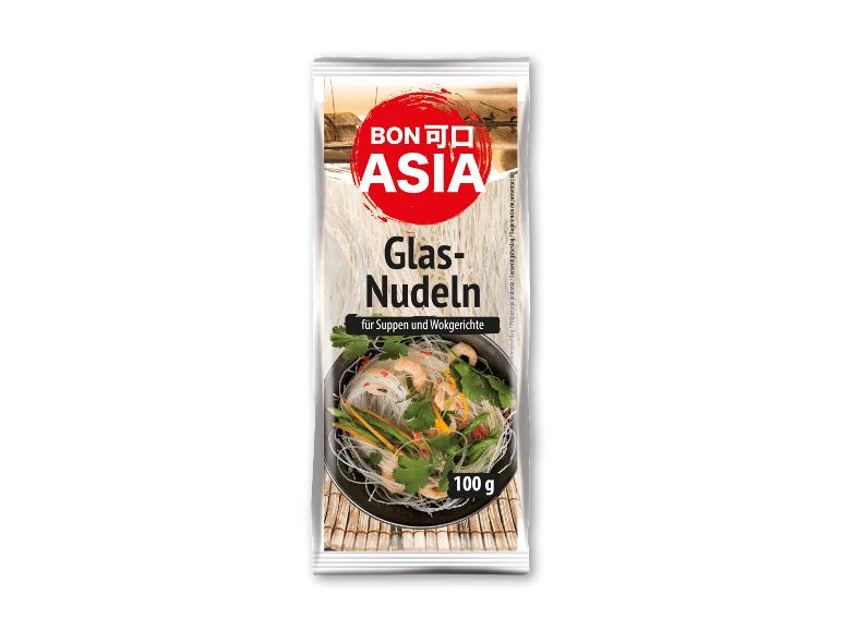 Glasnudler til supper og wokretter, 100 g pakke.