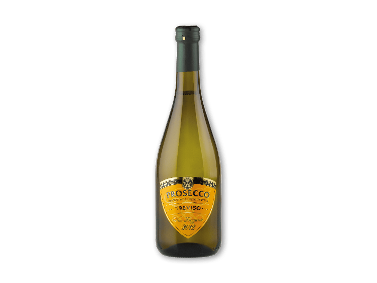 Flaske Prosecco Treviso mousserende vin fra 2012.