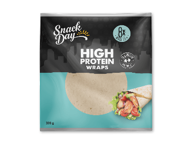 Snack Day High Protein wraps