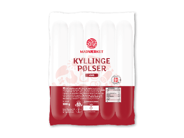 MADVÆRKET Kyllingeminipølser – produktbillede