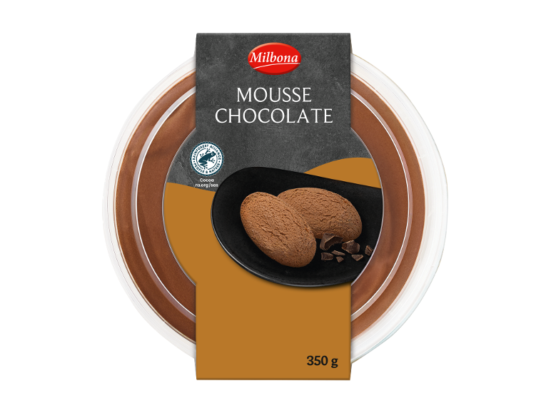 Chokolademousse i et bæger med 350 g