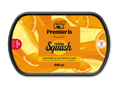 Squash Appelsin-Is I Bæger