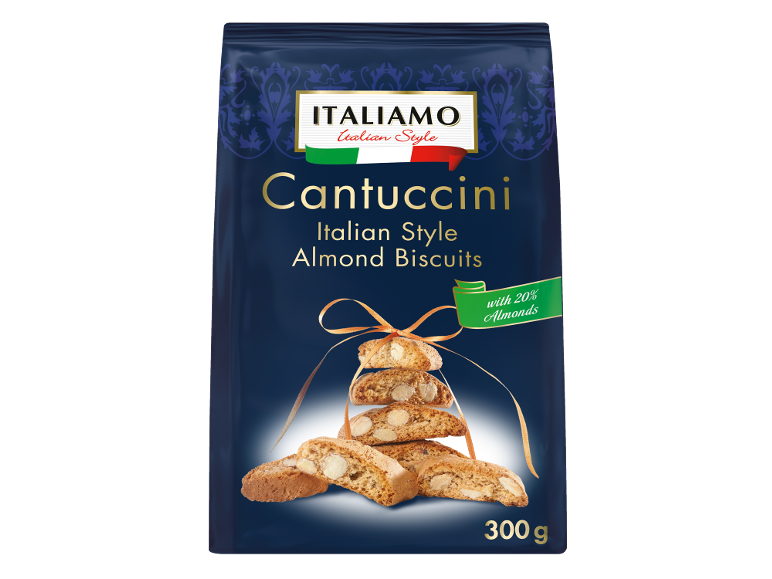 ITALIAMO Cantuccini mandelsmåkager i italiensk stil, 300g