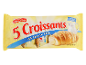 Pakke med 5 croissanter med mælkefyld, individuelt indpakket.