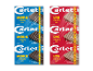To 3-pakker chokoladepålæg, en mørk og en lys, med 21 stykker i hver.
