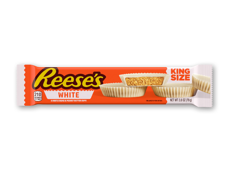 King size-pakke med hvide creme- og jordnøddesmørkopper