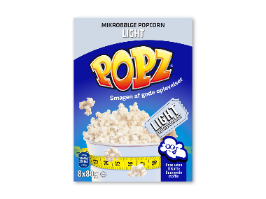 Mikroovnspopcorn light
