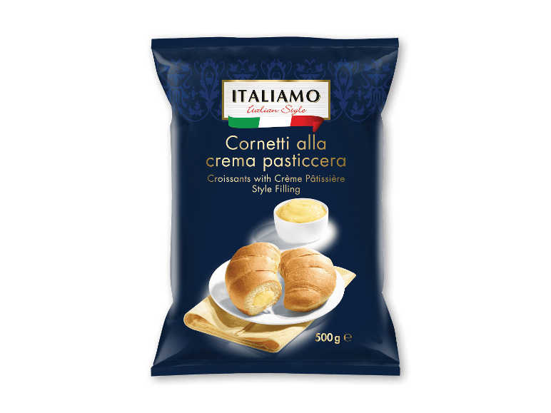 Croissants med cremefyld