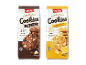 To pakker bløde cookies, triple chocolate og hvid chokolade & citronsmag.