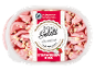 Bon Gelati Premium Eis Strawberry Kiss med jordbærsauce og marengsstykker.