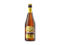 En flaske lys øl med 6,7 % alkoholindhold.