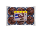 Pakke med 6 XXL chokolademuffins med chokoladestykker, 540 g