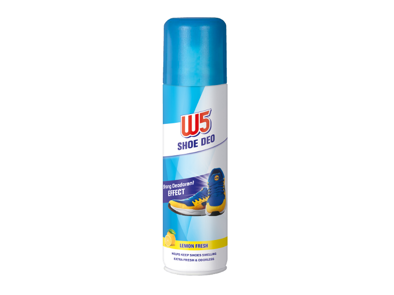 Skodeodorant med stærk deodoranteffekt og frisk citronsduft.