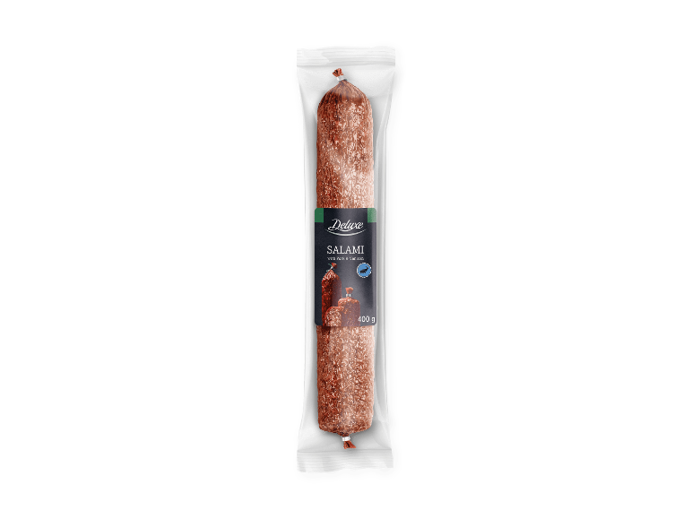 Deluxe salami med svinekød og hjort, 400 g