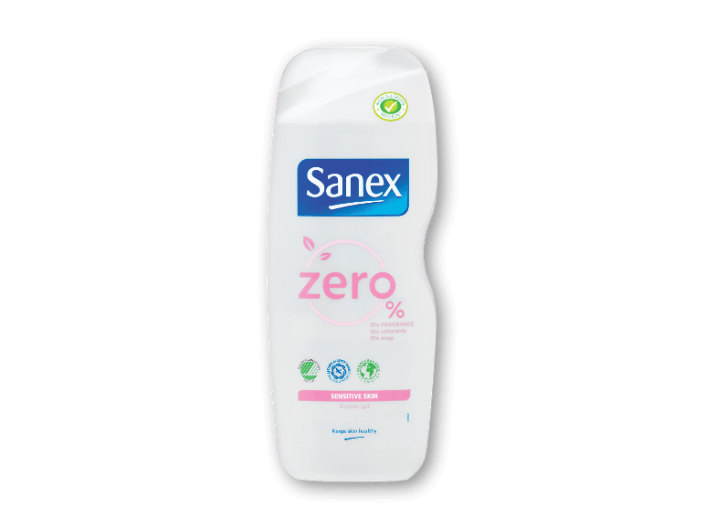 Showergel til sart hud med 0% parfume, farvestoffer og sæbe