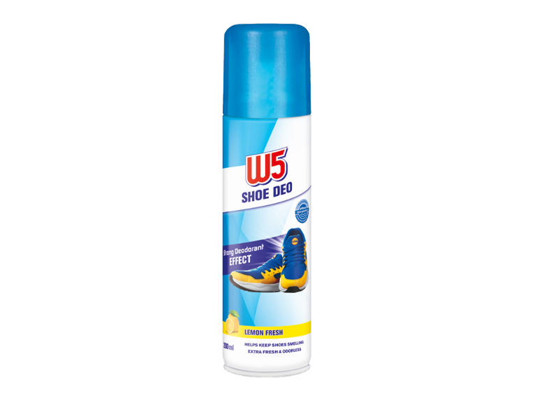 Skodeodorant med citronduft, 200 ml, for langvarig friskhed.