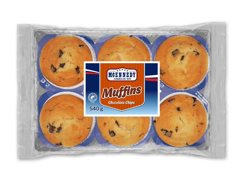 Confiserie Firenze Muffins XXL med chokoladestykker, 540g