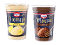 Dr. Oetker Citron Fromage og Chokolade Mousse, nyt design, samme smag.