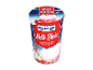 McEnnedy milkshake med smag af tranebær og surkirsebær