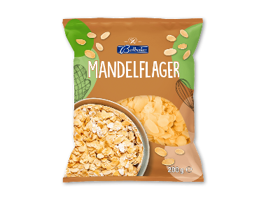 Blancherede og snittede mandler