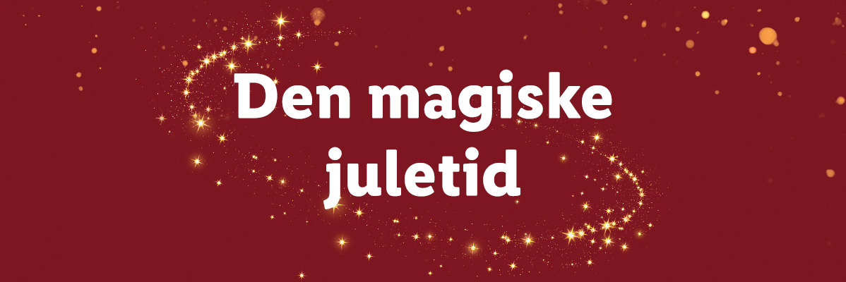 Julens magi og glimmer.