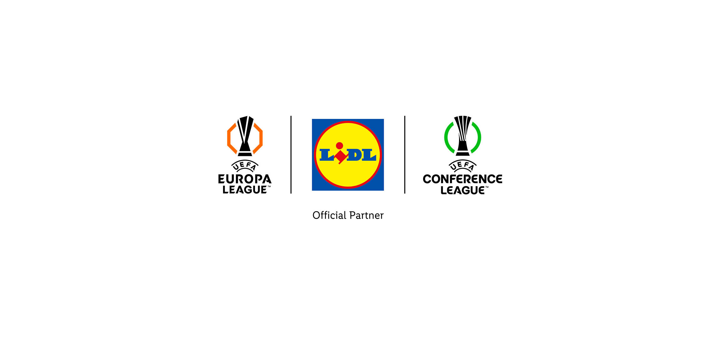 Lidl, officiel partner for UEFA Europa League og Conference League.