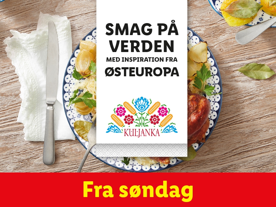 Kuljanka: Smag på verden med inspiration fra Østeuropa. Tilgængelig fra søndag.