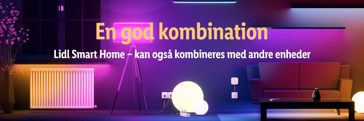 Lidl Smart Home: Smart belysning, varme og stikkontakter.