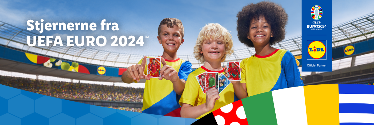 Lidl UEFA EURO 2024 samlekort til fodboldfans.