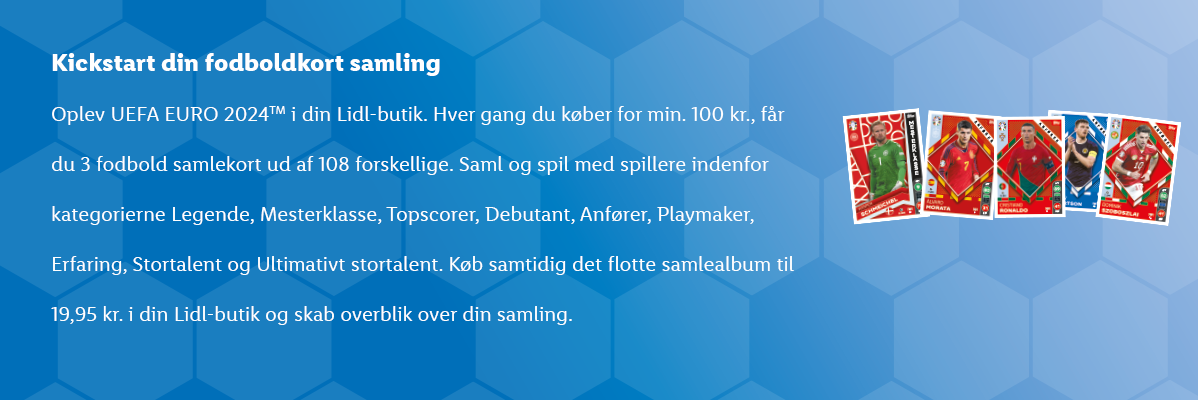 UEFA EURO 2024™ samlekort hos Lidl: saml 108 forskellige kort!